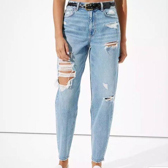 Jeans | Ae Ripped Relaxed Mom Jean 
